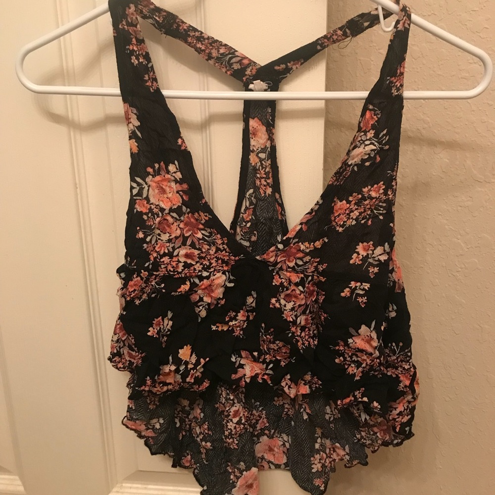 Floral crop top